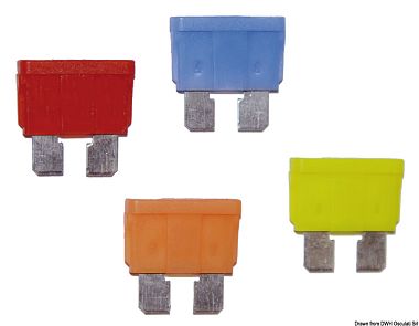 Плавкий предохранитель со светодиодным индикатором 10 А (50 штук) (арт. 14.003.10)