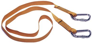 Страховочная стропа Euro Lightline с 2 предохранительными карабинами 2 м (арт. 23.156.00)