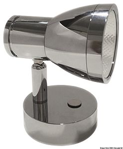 Точечный LED светильник 12/24 В, 2,7 Вт, 150 Лм, белый свет с диммируемым выключателем (арт. 13.439.58)