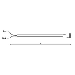 Универсальный кабель Vetus для электроуправления двигателем 3м (арт. EC3E3U)