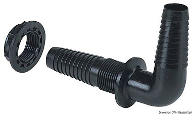 Штуцер для переборки 1/2" x 11-13 мм из высокопрочного термополимера