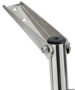 Трап телескопический 1400x325мм 5 широких ступеней нержавеющая сталь AISI316