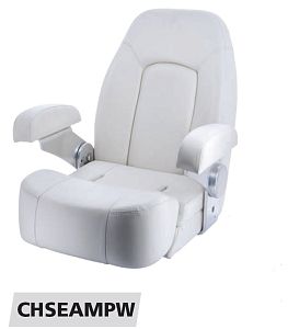 Кресло Vetus V-quipment Seaman 590x610x590мм белое (арт. CHSEAMPW)