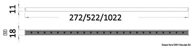 Светильник светодиодный линейный Labcraft Orizon IP66 24 В, 3 Вт, 272 мм, белый свет (арт. 13.843.04)