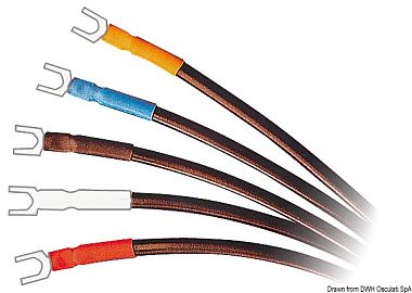 Термоусаживаемая изоляционная трубка из чёрного полиолефина 38 мм 5 м (арт. 14.130.08)