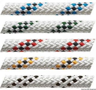 Трос MARLOW Marlowbraid белый с золотой сигнальной прядью 100 м диаметр 16 мм (арт. 06.432.16OR)