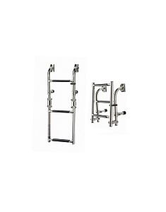 Трап транцевый из нержавеющей стали Vetus V-quipment 685x228 мм, 3 ступени (арт. SLF3A)