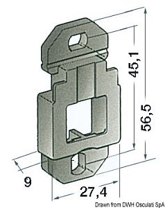 Монтажное основание настенное (10 шт) (арт. 14.116.01)