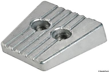 Цинковый пластинчатый анод для моторов Volvo Penta SX/DPS 100 мм (арт. 43.554.02 / 3888817 / 3841427)