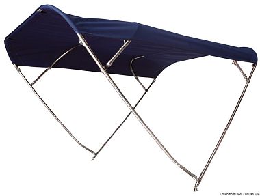 Складной солнцезащитные козырек Shade Master Inox Depth 195/210 см