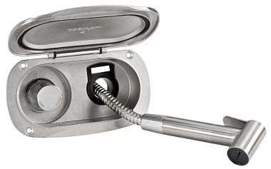 Палубный душ Elissa со смесителем лейкой Tiger и ПВХ шлангом 2,5 м (арт. 15.323.00)