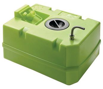 Жесткая пластиковая цистерна для питьевой воды Vetus 60 л с фитингами и крышкой лючка (арт. WTANK60C)