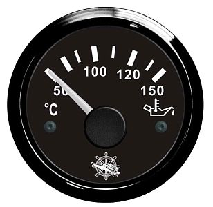 Указатель температуры масла 50/150° черный/черный
