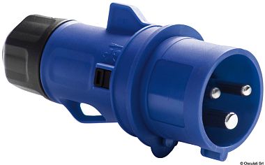 Mennekes AM-TOP 248 вилка трехполюсная 16А 230B IP44 для подключения к береговой сети (арт. 14.335.0