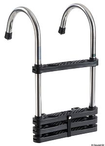 Экологичная телескопическая лестница: в разложенном виде 1170 мм, в сложенном виде 705 мм