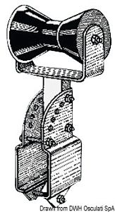 Центральный килевой ролик  100x100 мм