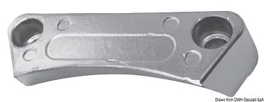 Магниевый анод 3588745/3588768/3588770 для моторов Volvo Penta DPR/DPH 118x37x25 мм