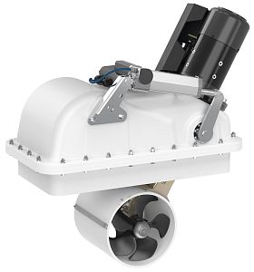 Подруливающее устройство выдвигающееся Quick BTR 24В, 6,5 кВт, 250мм, 120кгс (арт. FGBTR2512024T00)