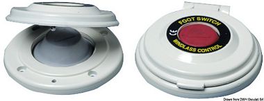 Ножной переключатель для лебедки, красный/белый