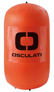 Буй надувной для регаты из ПВХ гигансткий 900x1500 мм оранжевый 1 кармашек (арт. 33.175.01)