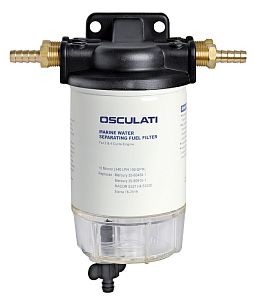 Универсальный бензиновый фильтр-сепаратор пропускная способность 192-410л/ч 10мкм резьба 11/16"