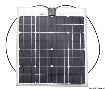 SunPower Enecom  гибкая солнечная монокристаллическая панель IP65 12 В 40 Вт 0,8 кг 604 x 536 х 1,7 