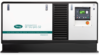 Дизельный генератор мобильный Whisper Power W-SQ Pro 32, 32кВА/27кВт (230-400В/50Гц) трехфазный (арт. 41201420)
