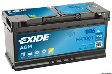 Аккумулятор Exide AGM для запуска и обслуживания 70 Ач (арт. 12.414.02)