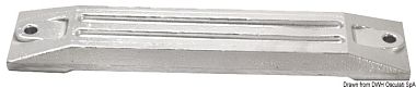 Цинковый анод-пластина Honda 06411-ZW1-000 для двигателей 75/225 л.с. 225x50x15 мм