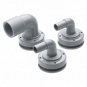 Соединительный патрубок Vetus к шлангу Ø 13мм, угловой 90°, для эластичных цистерн (арт. FT13B)