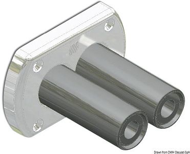 Переборочная втулка хромированная