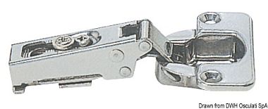 Пружинная петля для навесных дверей 94x54 мм (арт. 38.525.43)