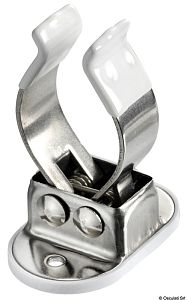 Пружинный зажим для крепления багров, удилищ Ø30-35мм из нержавеющей стали