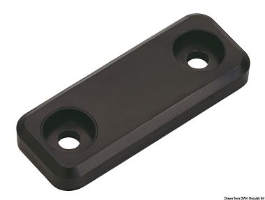 Плоский магнитный замок Sugatsune 45x17x5,6 мм, 3 кг, черный (арт. 38.107.43)