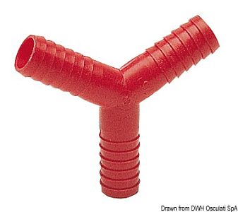 Y-образное соединение из полиамида для водяных шлангов 14 мм (арт. 17.203.14)