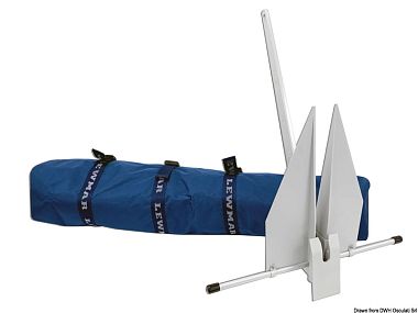 Якорь из анодированного алюминия LEWMAR LFX 10 мм 7 кг