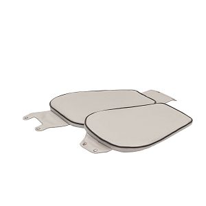 Комплект подушек Vetus V-quipment светло-серые с темно-серыми швами для кресла CAPTAIN (арт. CAPTCSL)