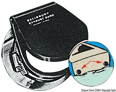 Резиновый защитный клапан выхлопа 2"1/2 (арт. 51.381.99)