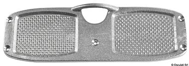 Кормовая защитная пластина алюминиевая 316x100 мм