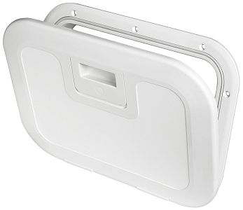 Люк инспекционный PUSH PULL 175° 380x280мм белый