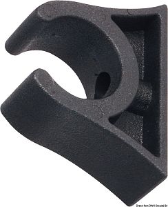 Зажим для трубки черный 50 мм (арт. 34.358.50)