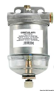 Декантирующий фильтр пропускная способность 65 л/ч 12 микрон для дизельного топлива