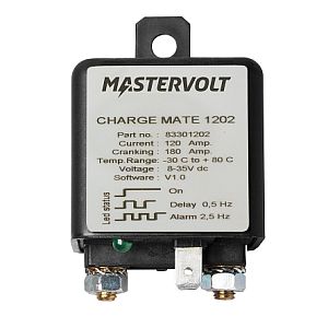 Электронный аккумуляторный разделитель/изолятор Mastervolt Charge Mate 1202 12/24 В, 120 А, 76x46x46 мм, IP21 (арт. 83301202)