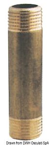 Бочонок латунный 1/2" x 60 мм наружная резьба