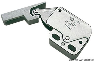 Универсальная подпружиненная защелка-фиксатор для дверц 46x27x10 мм (5 шт)