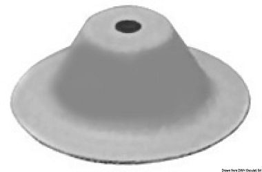 Опора бимини 100 мм, серый RAL 7035