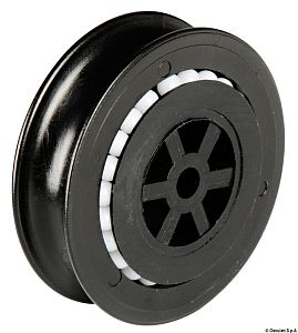 Шкив из полиамида с шарикоподшипниками из делрина 38 мм 190 кг для тросов 10 мм (арт. 55.243.02)