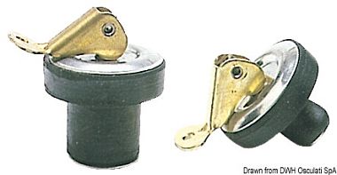 Распираемая сливная пробка с запиранием посредством кулачка для отверстий Ø9-10мм (арт. 18.532.00)