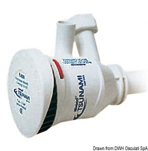 Электрическая аэраторно-циркуляционная помпа Attwood Tsunami для садков улова и наживки 12 В 46 л/ми