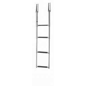 Трап телескопический из нержавеющей стали Vetus V-quipment 1165x256мм 4 ступеньки (арт. SLT4A)